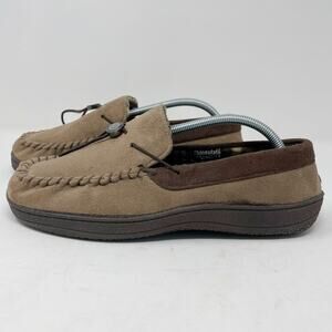 32 Degree Heat Faux Suede Moccasins Slippers Thinsulate 8.5-9.5 Mens